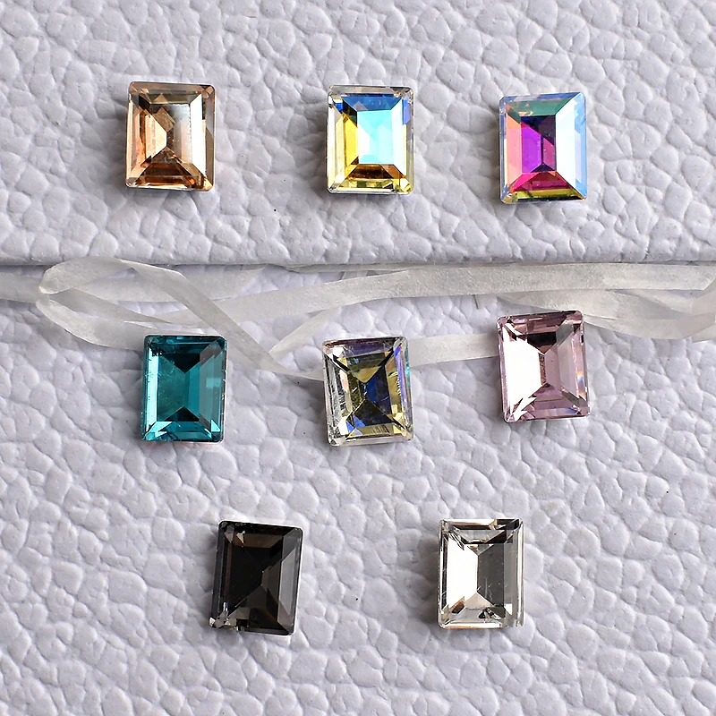 Large Pointed Bottom Rectangular Right Angle Nail Art Rhinestone Colour K9 Gass Crystal Super Flash 3D Manicure DIY Decorative
Large Pointed Bottom Rectangular Right Angle Nail Art Rhinestone Colour K9 Gass Crystal Super Flash 3D Manicure DIY Decorative
