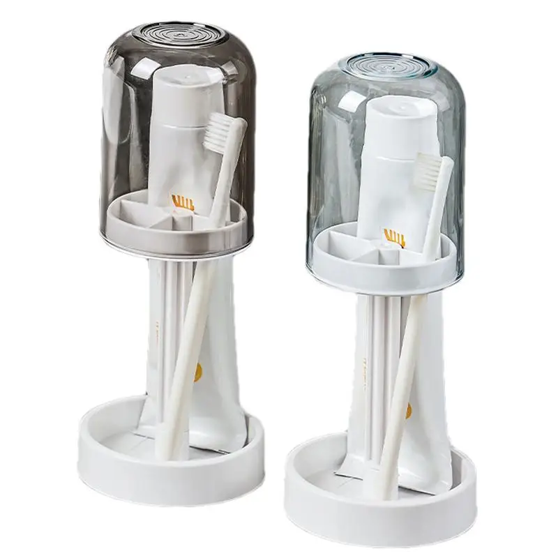Toothbrush Holder With Cover 3 Slots Covered Toothpaste Stand Holder With Cup Toothbrush Storage Rack Toothbrush Holder For room
Toothbrush Holder With Cover 3 Slots Covered Toothpaste Stand Holder With Cup Toothbrush Storage Rack Toothbrush Holder For room