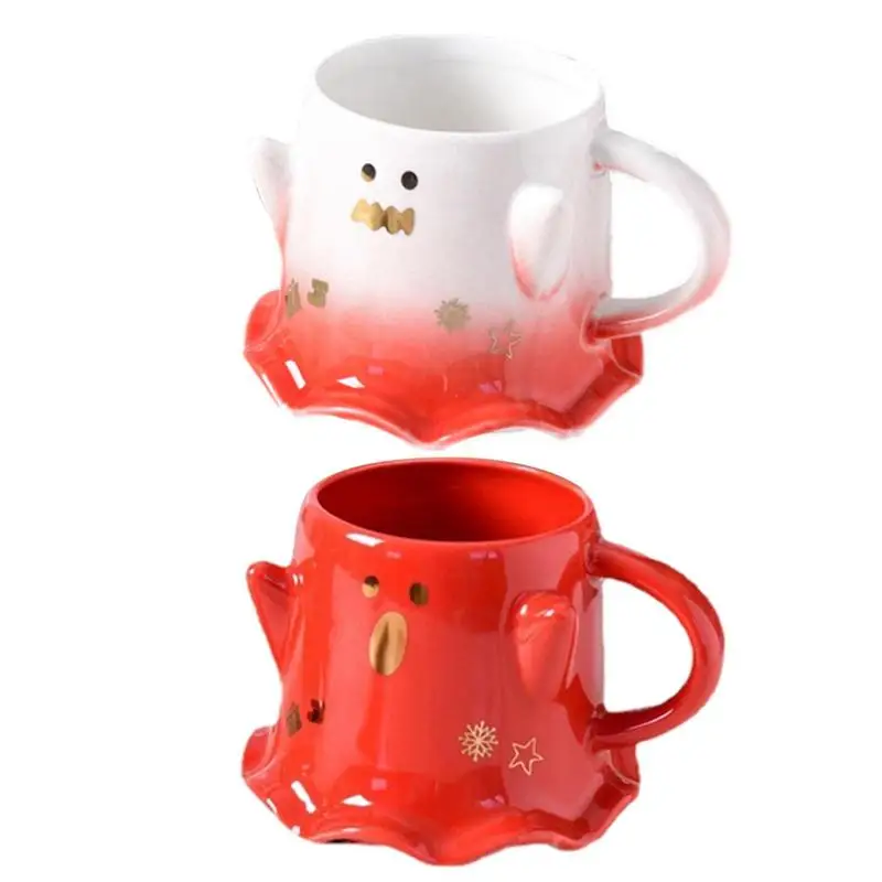 

Семейный набор, чайные чашки, Рождественский Декор и чашки-призраки на Хэллоуин, чайные чашки для горячего кофе какао и эспрессо