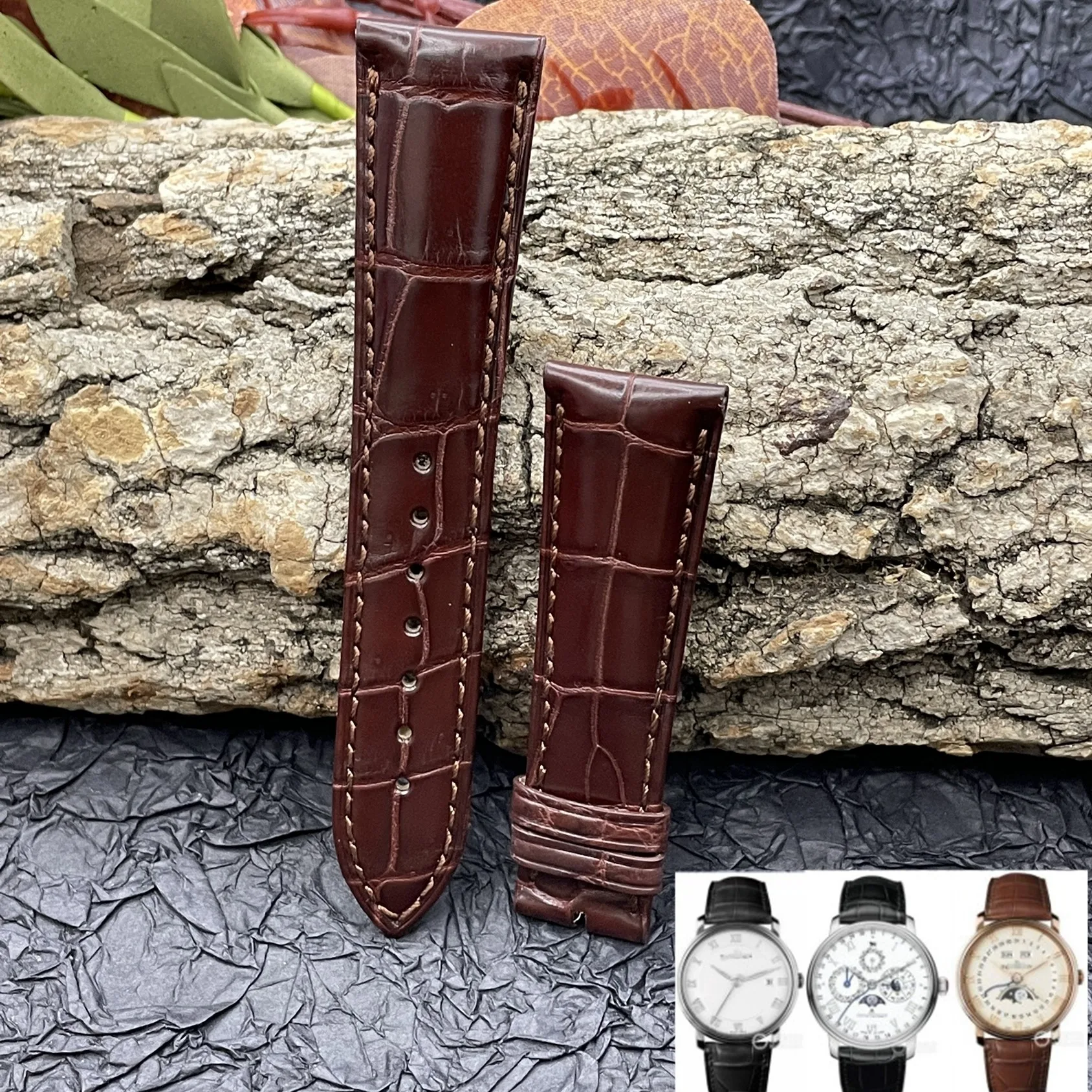 Ремешок из крокодиловой кожи 20 22 23 мм, подходит для Baopo Classic 6664 6651 6654 6654
Ремешок из крокодиловой кожи 20 22 23 мм, подходит для Baopo Classic 6664 6651 6654 6654