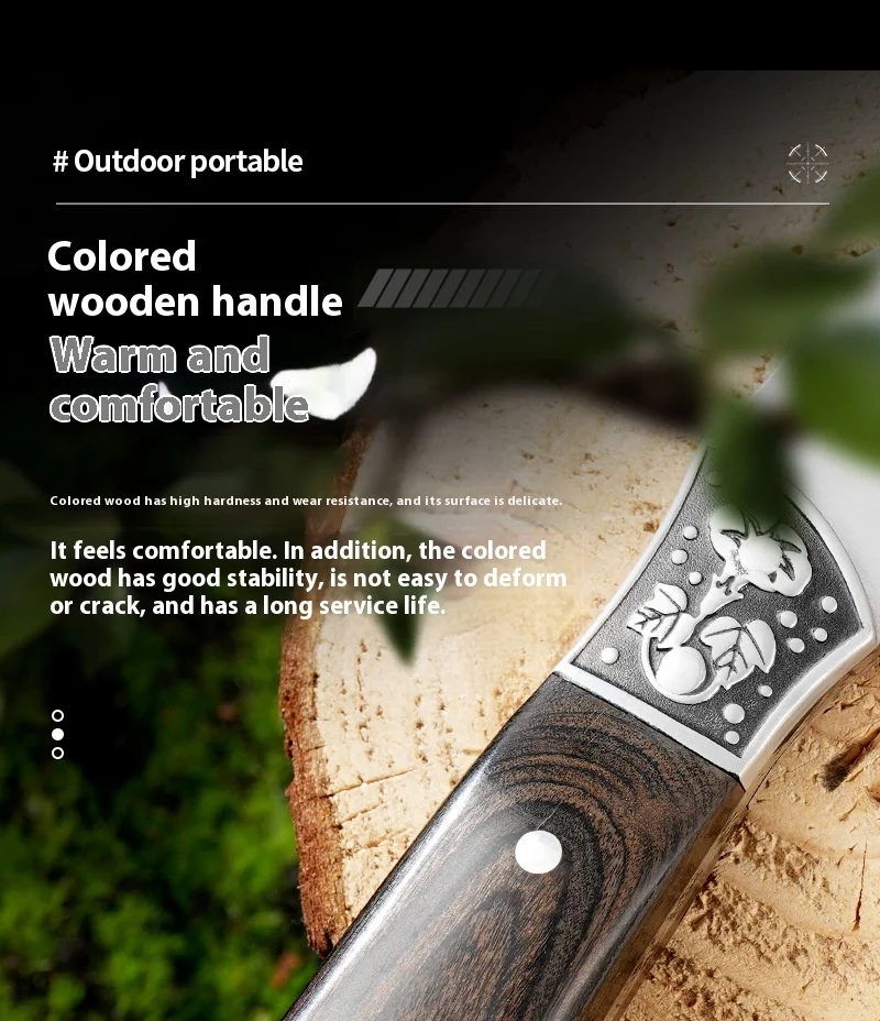 Outdoor Camping Axe, Hiking Logging, Jungle Climbing Axe, Wooden Handle Stainless Steel, Hunting, Survival, Survival Equipment 51 Mallzona Sf9d7695afe4c413c85e93451e7a7727bS Outdoor Camping Axe, Hiking Logging, Jungle Climbing Axe, Wooden Handle Stainless Steel, Hunting, Survival, Survival Equipment Mallzona