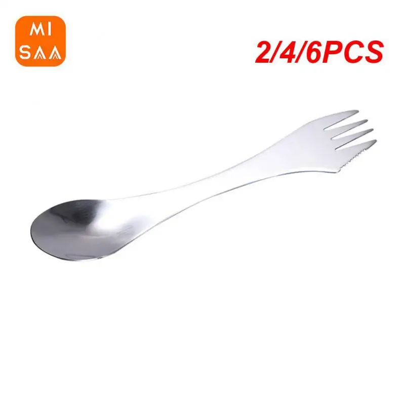 2/4/6PCS Tableware Creative Stainless Steel Cutlery 3 In 1 New Kitchen Accessories Fork Spoon
2/4/6PCS Tableware Creative Stainless Steel Cutlery 3 In 1 New Kitchen Accessories Fork Spoon