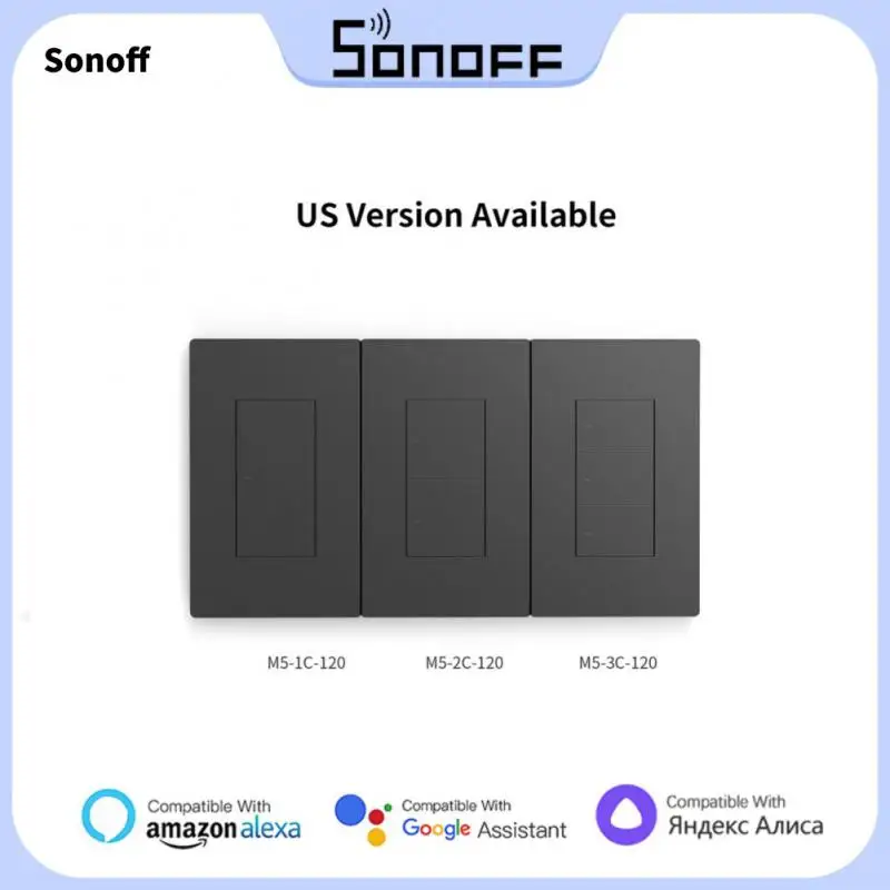 Умный настенный выключатель SONOFF M5, дистанционное управление через приложение, голосовое управление, таймер, работает с Alexa Google Home Alice и Siri
Умный настенный выключатель SONOFF M5, дистанционное управление через приложение, голосовое управление, таймер, работает с Alexa Google Home Alice и Siri
