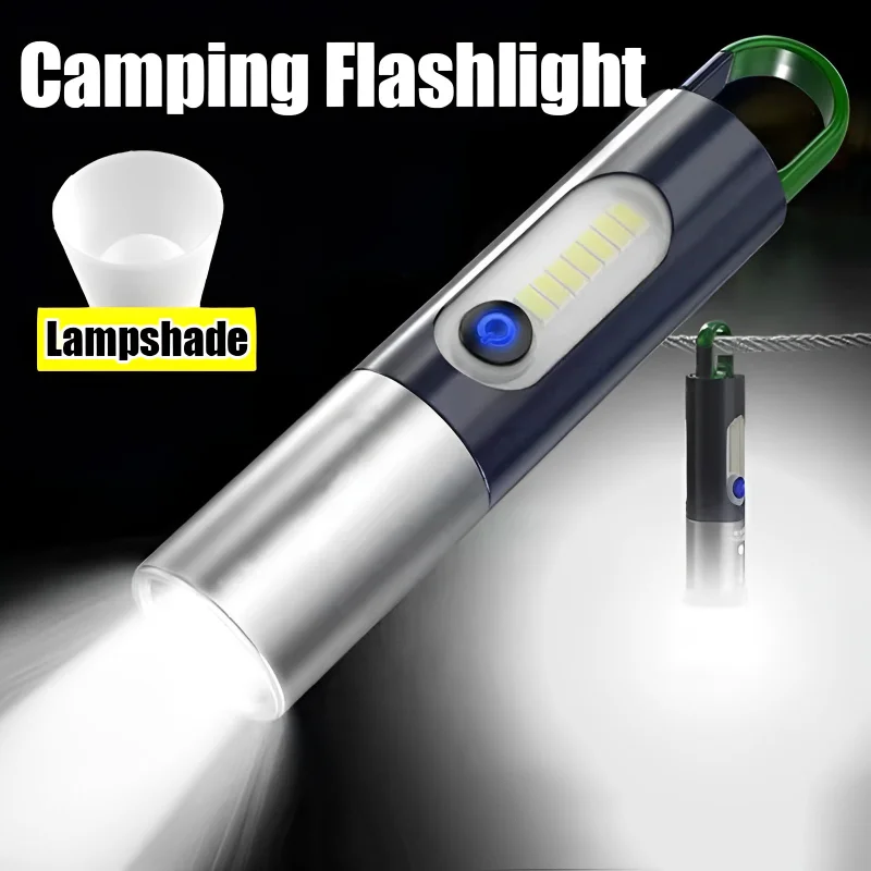 Mini Powerful Led Flashlight Rechargeable Portable Lantern Multifunction Keychain Light Outdoor Camping Fishing Lamp Flashlight
Mini Powerful Led Flashlight Rechargeable Portable Lantern Multifunction Keychain Light Outdoor Camping Fishing Lamp Flashlight