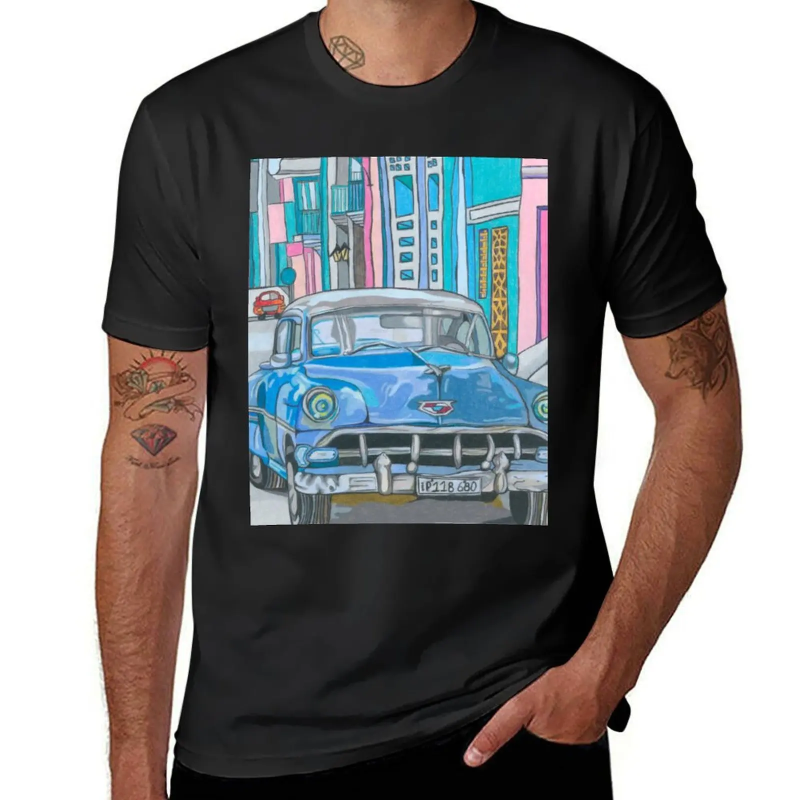 1950's Blue Cuban car T-Shirt customs design your own shirts graphic tees kawaii clothes quick drying t shirt men
1950's Blue Cuban car T-Shirt customs design your own shirts graphic tees kawaii clothes quick drying t shirt men