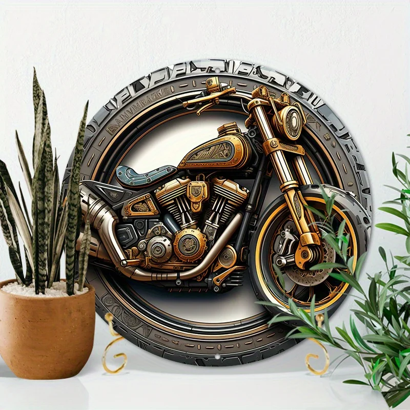 Aluminum Metal Sign Retro Round Metal, Vintage,Creations room decor motorcycle garage
Aluminum Metal Sign Retro Round Metal, Vintage,Creations room decor motorcycle garage