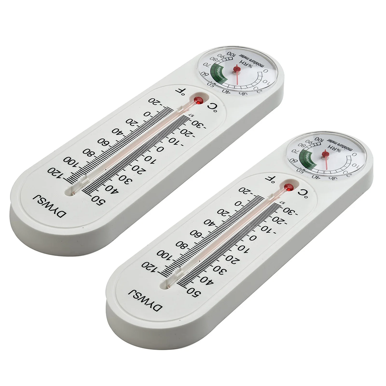 Humidity Meter Breeding Thermometer Hygrometer Outdoor/Indoor Thermometer 2PCS Fahrenheit/Celsius Wall-mounted
Humidity Meter Breeding Thermometer Hygrometer Outdoor/Indoor Thermometer 2PCS Fahrenheit/Celsius Wall-mounted