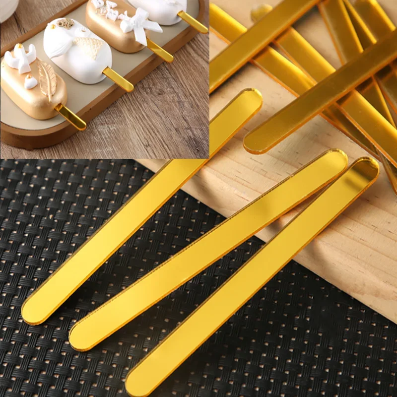 50pcs Rose Gold Acrylic Ice Cream Sticks Popsicle Stick Kids DIY Ice Cream Sticks Crafts Popsicle Stick Mould
50pcs Rose Gold Acrylic Ice Cream Sticks Popsicle Stick Kids DIY Ice Cream Sticks Crafts Popsicle Stick Mould