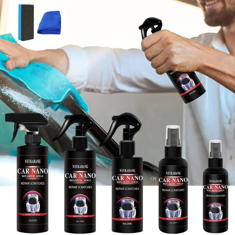 

Quick Coat Liquid Nano Ceramic Car Coating Kit Auto Paint Polish Wax Spray Hydrophobic Anti Scratch Protect Detailing Care Film