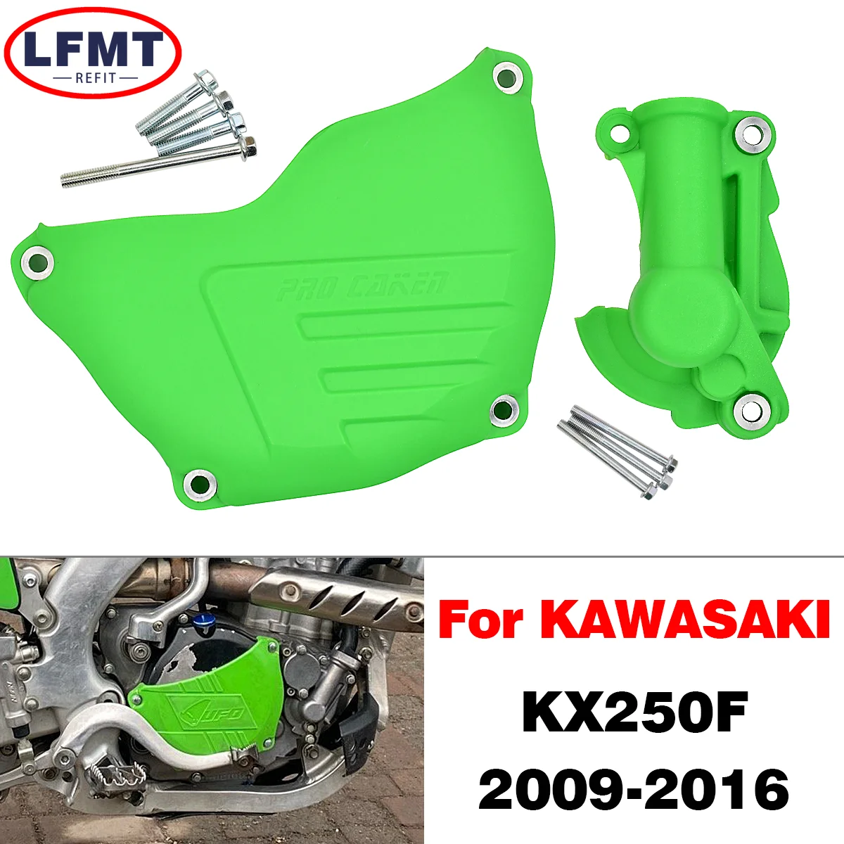 

Motocross Clutch Guard Water Pump Protector For Kawasaki KX250F KX 250F KXF250 2009 2010 2011 2012 2013 2014 2015 2016 Dirt Bike