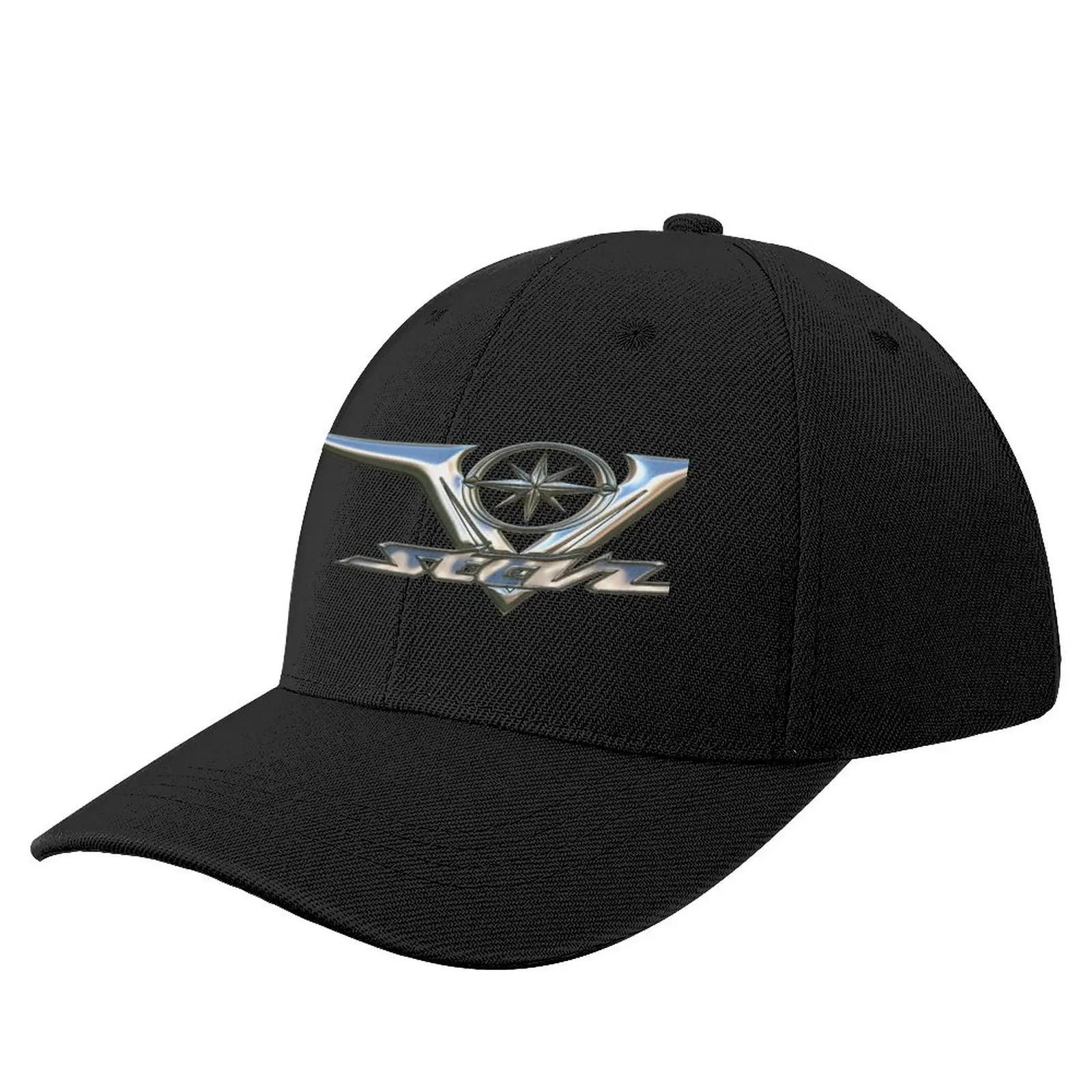 

V Star 250, 650, 950, 1100, 1300, 1900 Logo 3 Chrome 2 Baseball Cap boonie hats Dropshipping Mens Cap Women'S