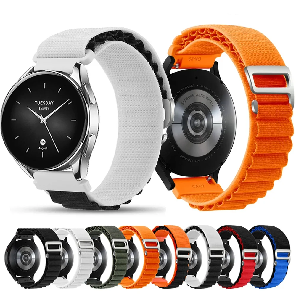 22mm Replacement Nylon Smartband For Xiaomi Watch S1 Pro S2 42 46mm Wristband Watch Strap Color 2/S1 Active Bracelet Accessories
22mm Replacement Nylon Smartband For Xiaomi Watch S1 Pro S2 42 46mm Wristband Watch Strap Color 2/S1 Active Bracelet Accessories
