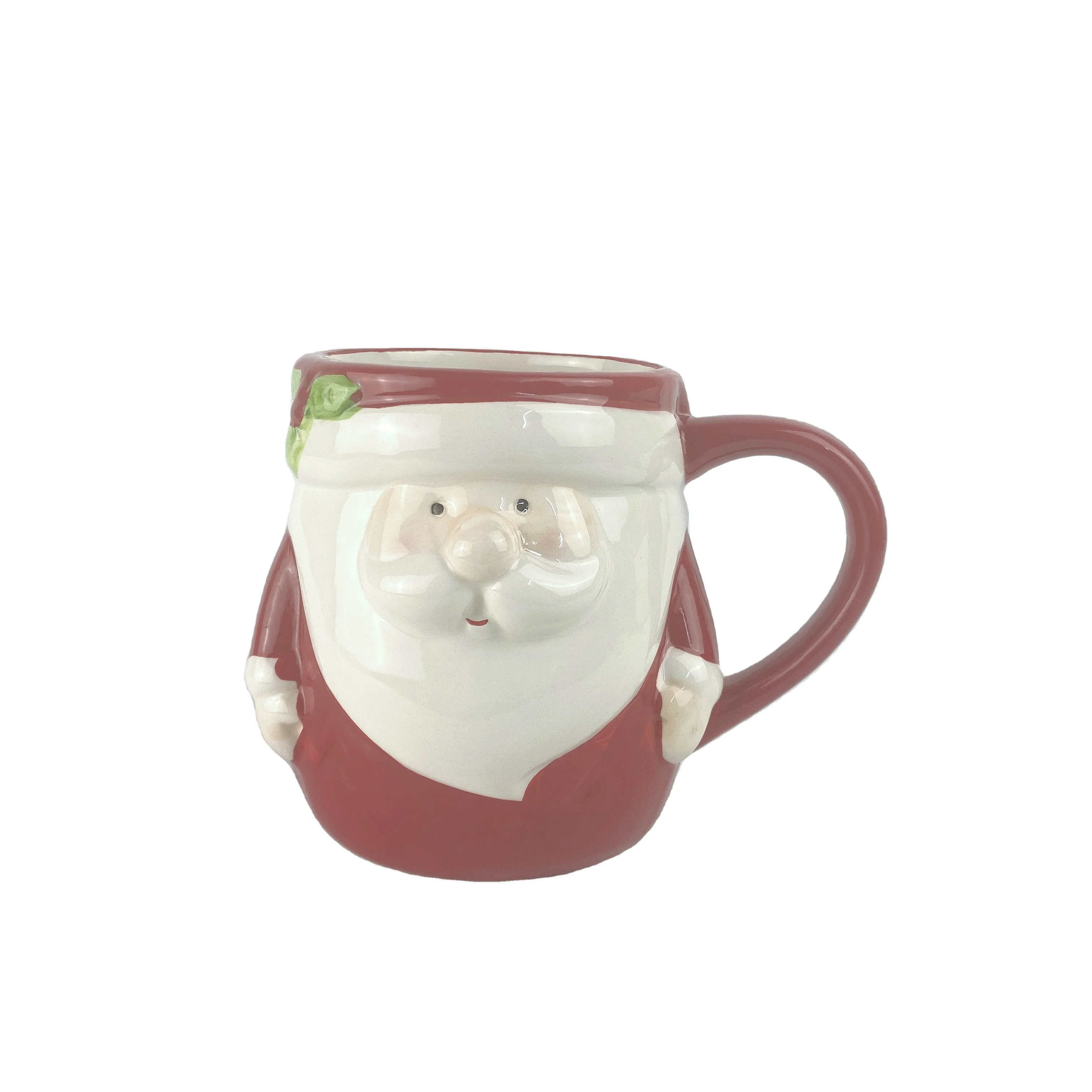 Ceramic 3d Christmas Coffee Cups Promotional Ceramic Santa Snowman Mug Porcelain Red Cup
Ceramic 3d Christmas Coffee Cups Promotional Ceramic Santa Snowman Mug Porcelain Red Cup