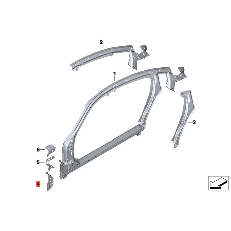 g38 g30 b47 g31 g14 g15 f91 f92 b mw520d f93Impact reinforcement left A-pillar wall panel Reinforcement engine support frame whe
g38 g30 b47 g31 g14 g15 f91 f92 b mw520d f93Impact reinforcement left A-pillar wall panel Reinforcement engine support frame whe