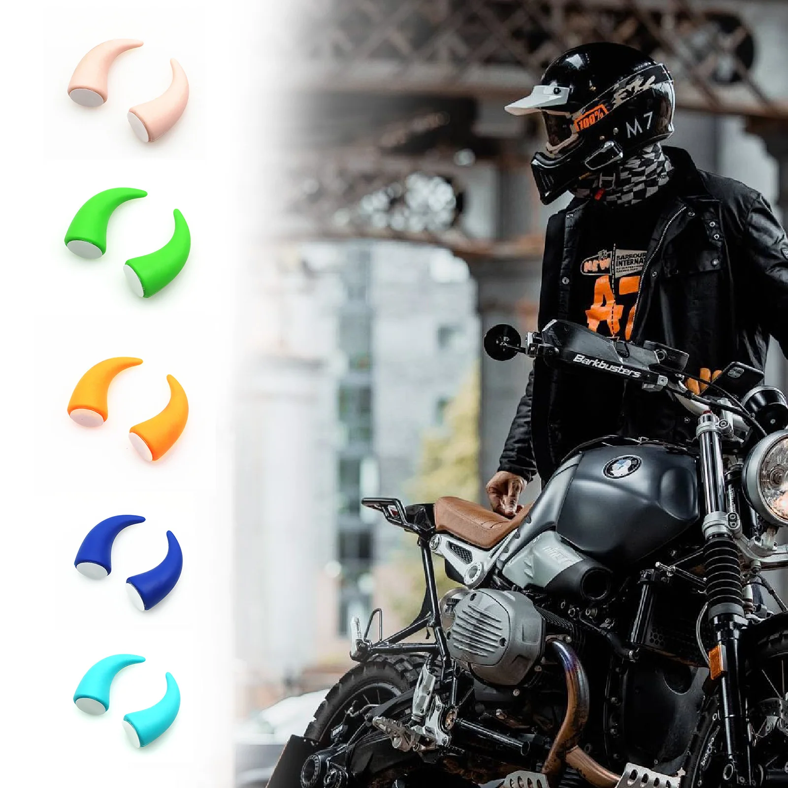 2 Pcs Car Motorcycle Helmet Devil Horn Cat Ears Decoration Universal Motorbike Bicycle Car Styling Decoration Helmet Stickers
2 Pcs Car Motorcycle Helmet Devil Horn Cat Ears Decoration Universal Motorbike Bicycle Car Styling Decoration Helmet Stickers