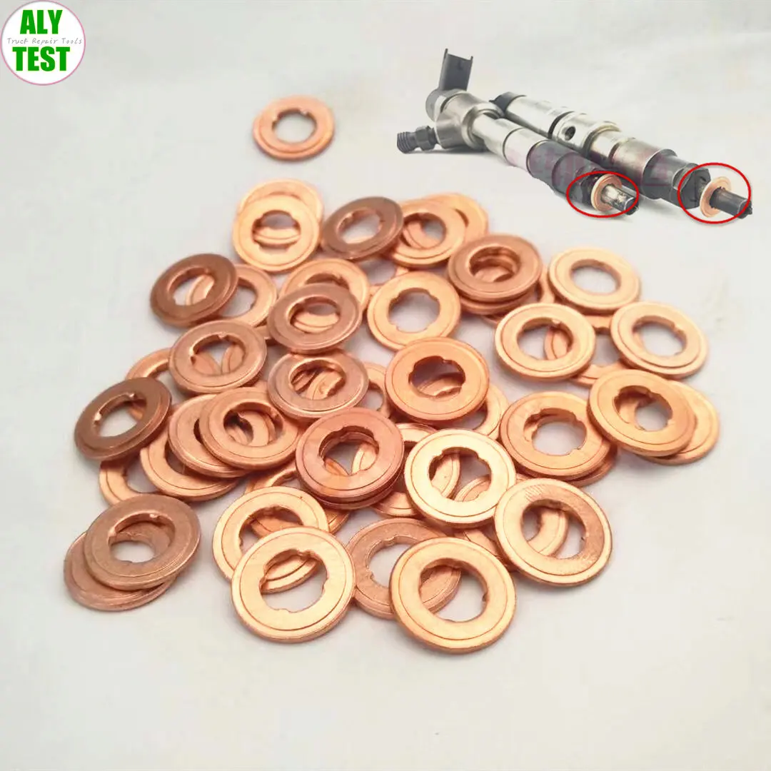 

ALYTEST 100PCS INJECTOR Washer 817036 For MAZDAA