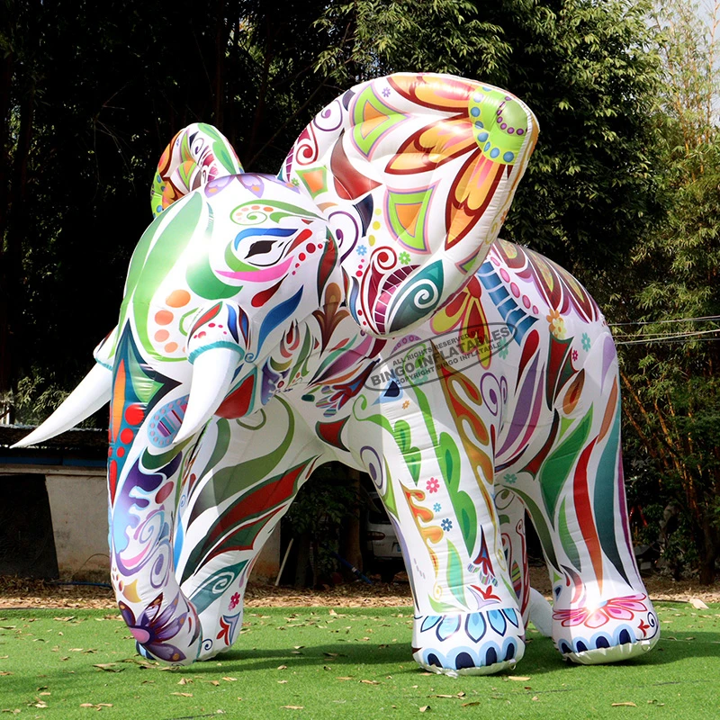 Exquisite 3 Meters High Inflatable Elephant With LED Lights For Advertising Decoration Air-blown Colorful Mascot Balloon Toys
Exquisite 3 Meters High Inflatable Elephant With LED Lights For Advertising Decoration Air-blown Colorful Mascot Balloon Toys