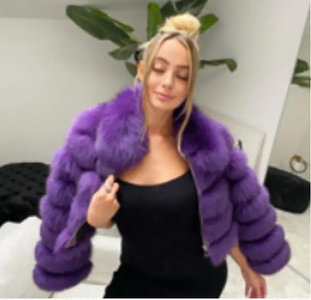 Women Fluffy Fur Collar Winter High Quality Luxury Faux Fox Fur Jacket Thick Warm Short Fur Coat Zipper Oversize Outwear Party
Women Fluffy Fur Collar Winter High Quality Luxury Faux Fox Fur Jacket Thick Warm Short Fur Coat Zipper Oversize Outwear Party