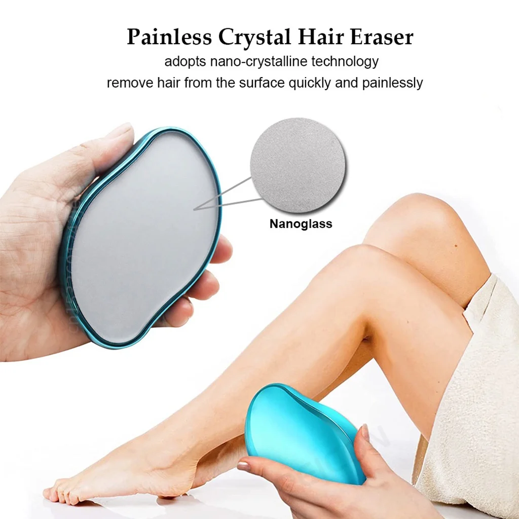 

New Painless Physical Hair Removal Epilators Crystal Hair Eraser Safe Easy Cleaning Reusable Body Beauty Depilation Tool
