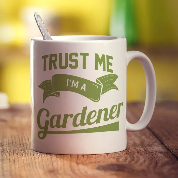 

Кофейная кружка Trust Me I'm A Garden, керамические чашки с текстом, креативная чашка, милые кружки, подарки для женщин и мужчин, чашки в скандинавском стиле, чайная чашка, белая чашка