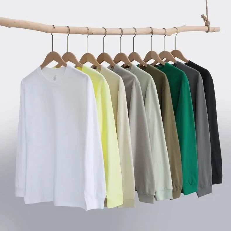 2023 New Spring and Autumn Cotton 230g Mens Long Sleeve T Shirts Oversized T Shirts for Men Loose Fit Men Clothing Dropship
2023 New Spring and Autumn Cotton 230g Mens Long Sleeve T Shirts Oversized T Shirts for Men Loose Fit Men Clothing Dropship