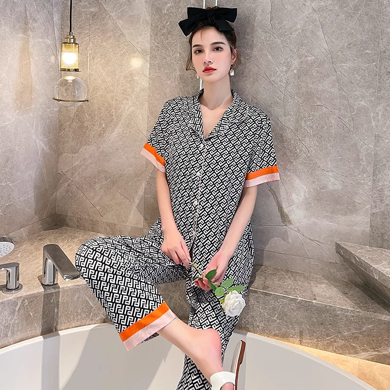 Вискозный пижамный комплект, брюки, костюмы, Пижамный костюм с коротким рукавом, сексуальная пижама из 2 предметов, Свободная Домашняя одежда, женская ночная одежда, черная домашняя одежда
Вискозный пижамный комплект, брюки, костюмы, Пижамный костюм с коротким рукавом, сексуальная пижама из 2 предметов, Свободная Домашняя одежда, женская ночная одежда, черная домашняя одежда