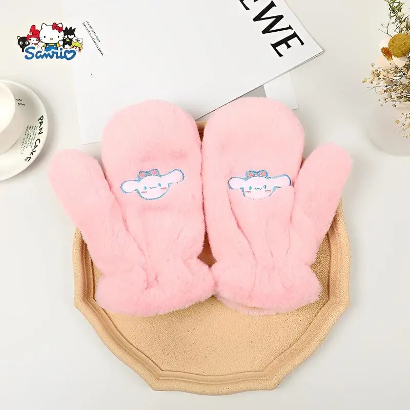 Sanrio Autumn Winter Cinnamoroll Kawaii Anime Soft Warm Gloves Sweet Cute Girls Cartoon Plush Plus Velvet Riding Gloves Gift
Sanrio Autumn Winter Cinnamoroll Kawaii Anime Soft Warm Gloves Sweet Cute Girls Cartoon Plush Plus Velvet Riding Gloves Gift