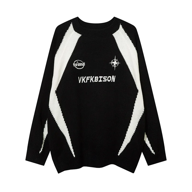 Autumn Winter Men Women Embroidery Streetwear Hip Hop Fashion Sports Casual Loose Pullover Knitted Sweater Unisex Y2k Clothes
Autumn Winter Men Women Embroidery Streetwear Hip Hop Fashion Sports Casual Loose Pullover Knitted Sweater Unisex Y2k Clothes