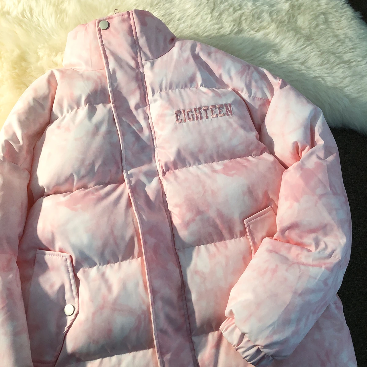 autumn/winter new couple ins trend Harajuku style cotton-padded jacket winter coat women men clothes
autumn/winter new couple ins trend Harajuku style cotton-padded jacket winter coat women men clothes