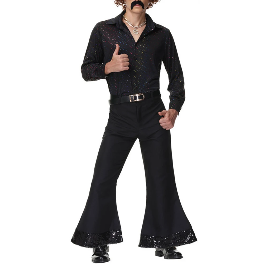 Men's Vintage 70s Music Party Outfit Classic and Trendy Costume Suitable for Spring Fall and Winter Celebrations
Men's Vintage 70s Music Party Outfit Classic and Trendy Costume Suitable for Spring Fall and Winter Celebrations
