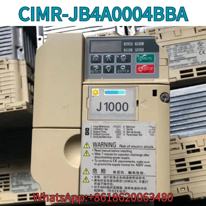 

Used Frequency converter CIMR-JB4A0004BBA test OK Fast Shipping
