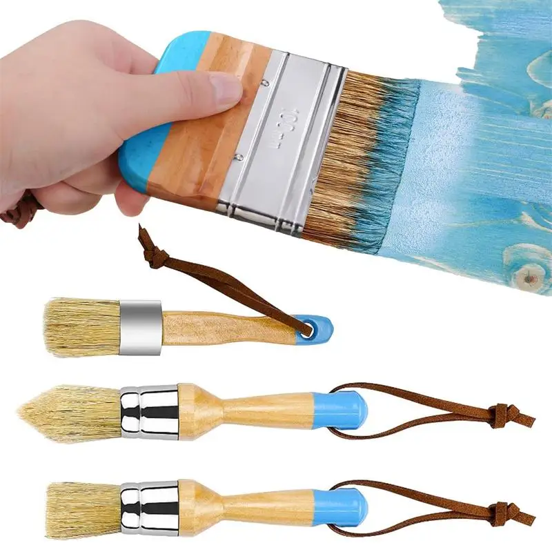 4pcs Chalk Paint Brush Set Multi-Purpose Furniture Painting And Waxing Brushes No Linting Or Shedding Painting Tool DIY Projects
4pcs Chalk Paint Brush Set Multi-Purpose Furniture Painting And Waxing Brushes No Linting Or Shedding Painting Tool DIY Projects