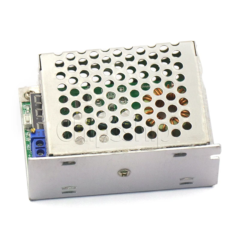 

10A High power 300W DC-DC Adjustable step-down voltage regulator power module with voltmeter display enclosure