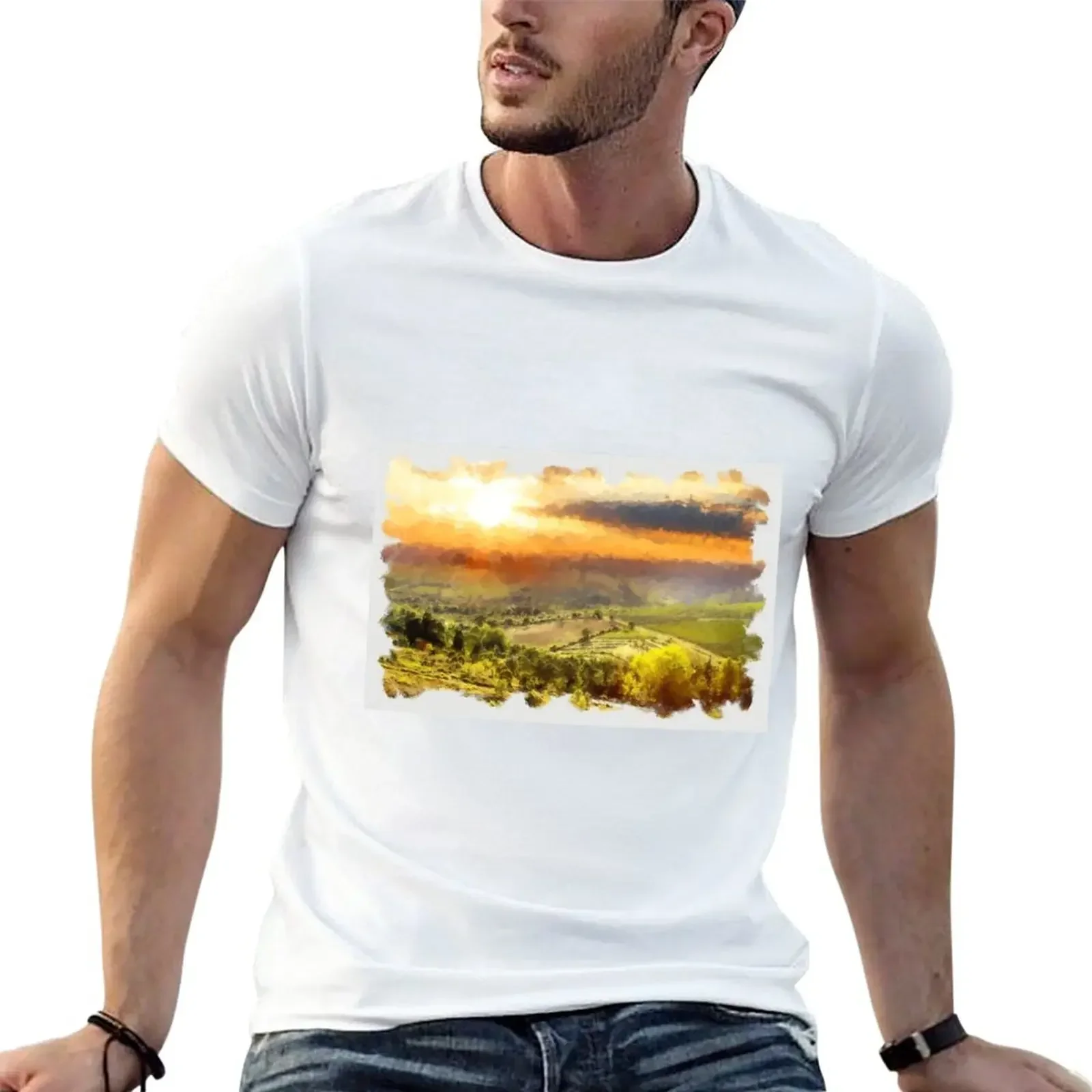 Chianti, Tuscany T-Shirt anime clothes plus sizes summer top slim fit t shirts for men
Chianti, Tuscany T-Shirt anime clothes plus sizes summer top slim fit t shirts for men