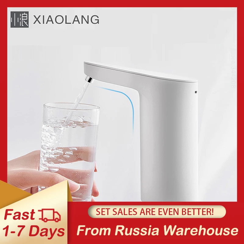 Диспенсер для воды XiaoLang с автоматическим сенсорным выключателем, электрический насос с защитой от перелива воды и USB-зарядкой, TDS
Диспенсер для воды XiaoLang с автоматическим сенсорным выключателем, электрический насос с защитой от перелива воды и USB-зарядкой, TDS