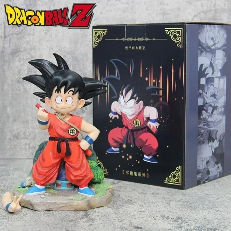 

Dragon Ball Z Anime Figure 19.5cm Son Goku Model Dolls Kid Goku Dbz Action Figurine Statue Pvc Collectible Decor Kids Toys Gift