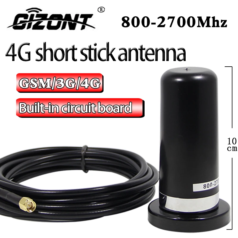 Magnetic Base Antenna for Hotspot Router, Cellular Booster Extender, Vehicle Car Repeater, High Gain Direction, 4G LTE, 3G, GSM
Magnetic Base Antenna for Hotspot Router, Cellular Booster Extender, Vehicle Car Repeater, High Gain Direction, 4G LTE, 3G, GSM