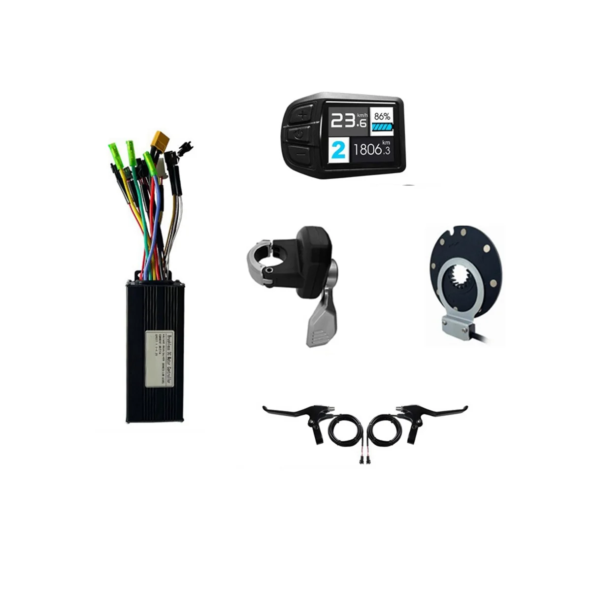 Комплект контроллеров с тремя режимами 24/36/48 в 30 А, Цветовая стандартная конфигурация UKC3
Комплект контроллеров с тремя режимами 24/36/48 в 30 А, Цветовая стандартная конфигурация UKC3