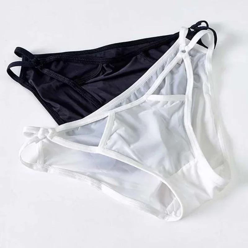 Milk Silk Panties European and American Style Hollowed Out Sexy Thin Ice Silk Women's Thong Low Waist Pure Color underwear
Milk Silk Panties European and American Style Hollowed Out Sexy Thin Ice Silk Women's Thong Low Waist Pure Color underwear