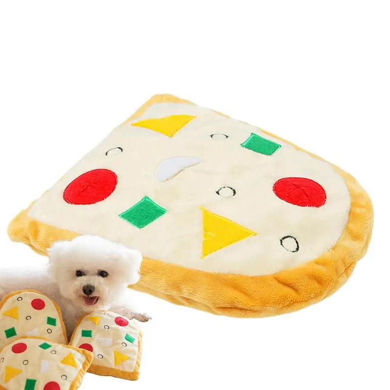 Teething Toys for Puppies Plush Dog Pizza Shape Sound Toy for Chewing Interactive Soft Toy for Home Cage Park Colorful Cute Toys
Teething Toys for Puppies Plush Dog Pizza Shape Sound Toy for Chewing Interactive Soft Toy for Home Cage Park Colorful Cute Toys