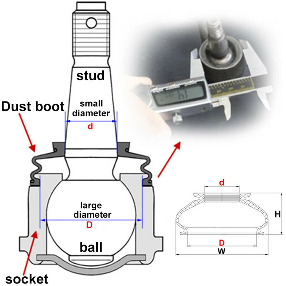 Steering Cover Dust Boot Covers Suspension Steering Cover 6pcs Ball Joint Brand New Dust Boot Covers Car Control Arm 10 25 25MM
Steering Cover Dust Boot Covers Suspension Steering Cover 6pcs Ball Joint Brand New Dust Boot Covers Car Control Arm 10 25 25MM