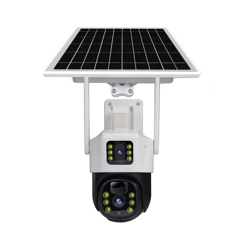 Visture 6MP 4G WiFi Camera Outdoor Wireless PTZ Solar HD IP Camera Built-in Battery Video Surveillance Camera Waterproof Cam
Visture 6MP 4G WiFi Camera Outdoor Wireless PTZ Solar HD IP Camera Built-in Battery Video Surveillance Camera Waterproof Cam