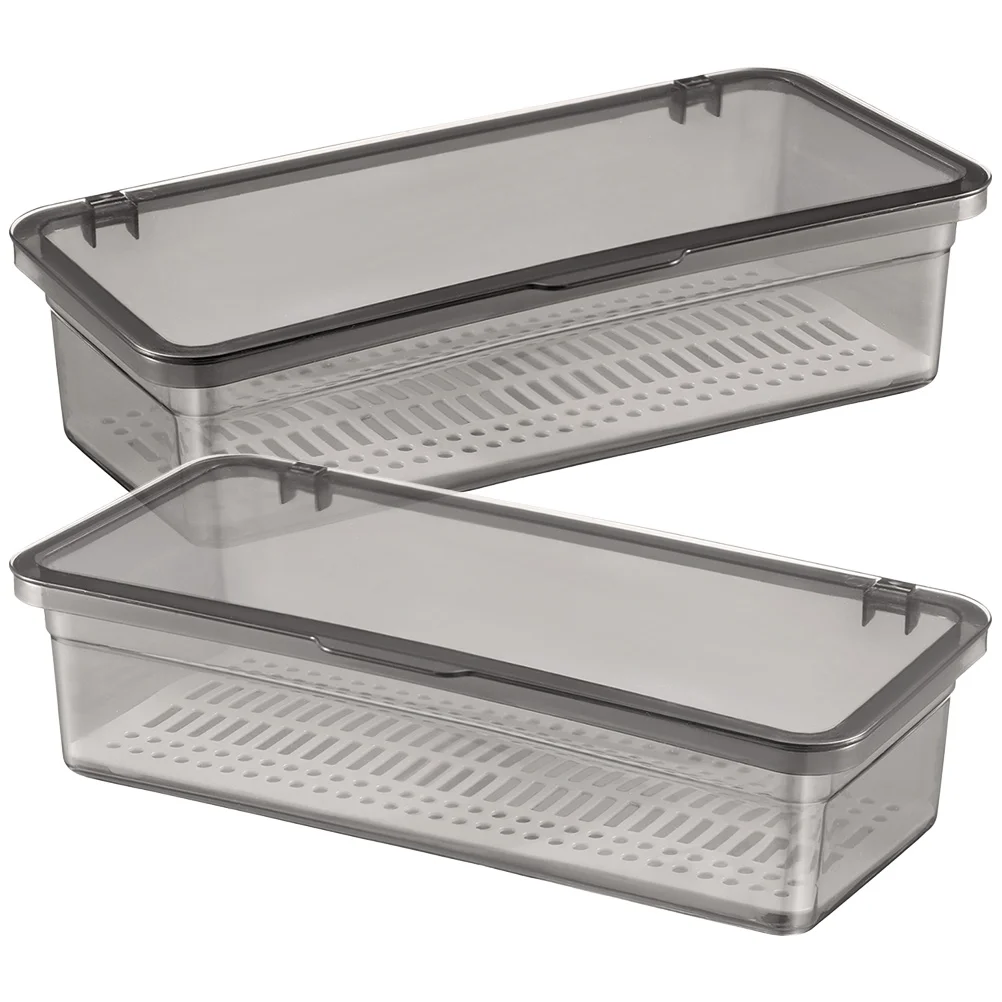2 Pcs Cutlery Storage Box Delicate Organizer Silverware Kitchen Household Utensil Case Pp Unique Holder
2 Pcs Cutlery Storage Box Delicate Organizer Silverware Kitchen Household Utensil Case Pp Unique Holder