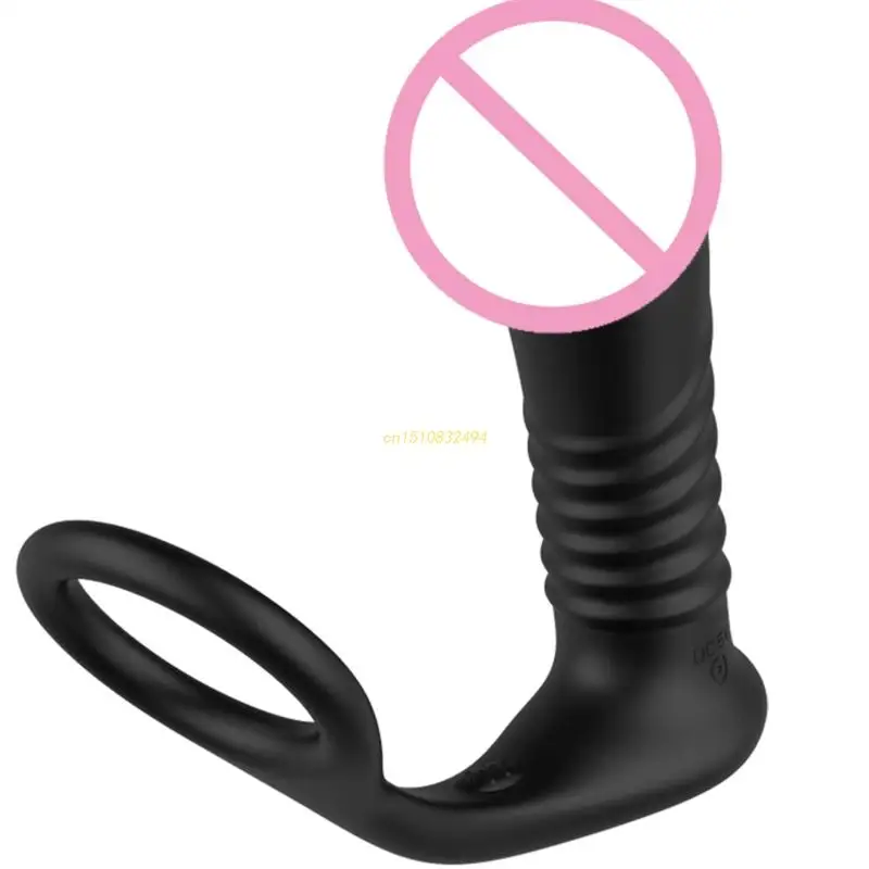 

3 Frequency Vibrator Telescopic Massager Butt Plug Stimulation Dildo Ring Prostate for Men Women Adult Sex Toy Drop Shipping