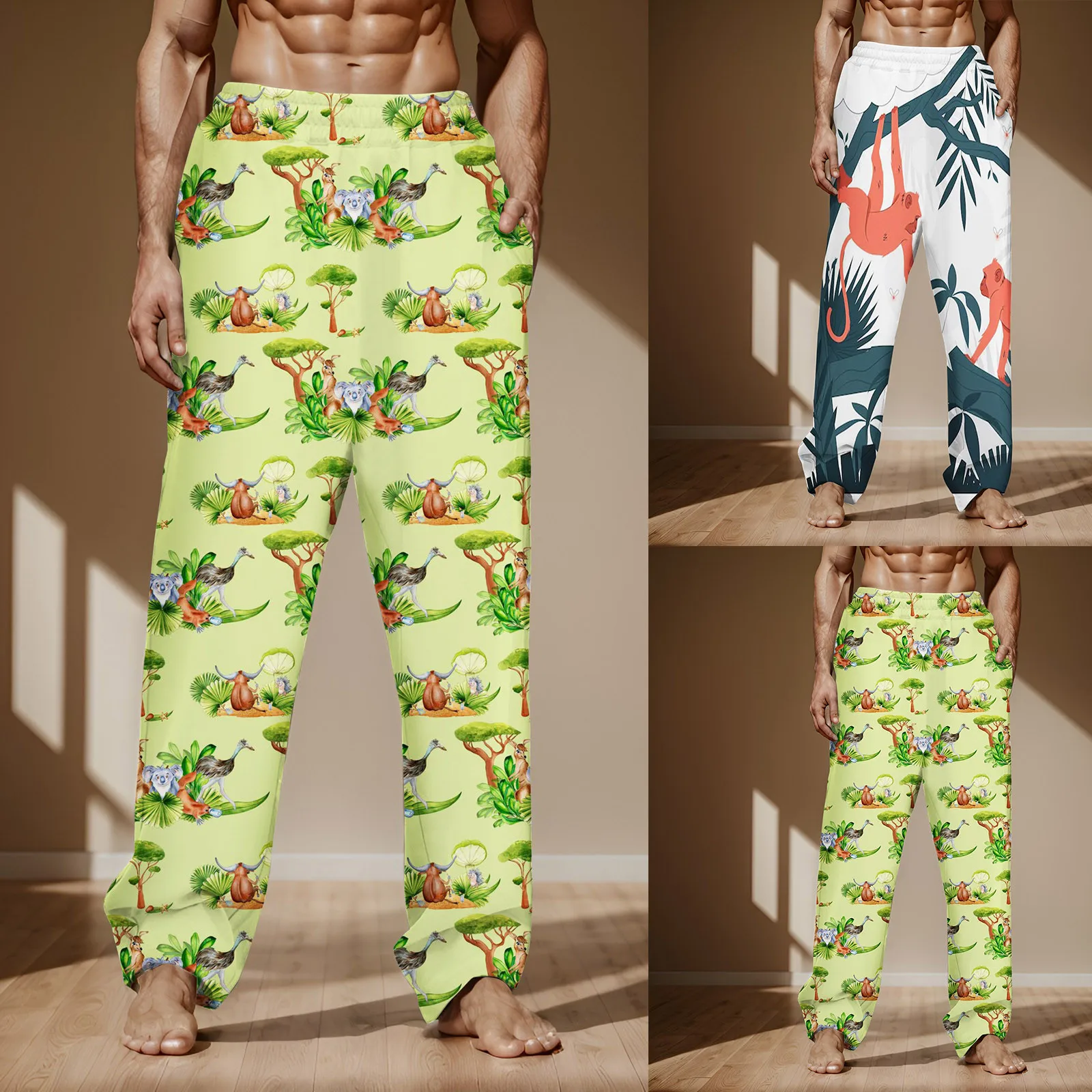 Men's Spring Casual Pants Costume Elastic Waist Comfortable Breathable Fashionable Printed Pattern Long Pants For Men 2024
Men's Spring Casual Pants Costume Elastic Waist Comfortable Breathable Fashionable Printed Pattern Long Pants For Men 2024