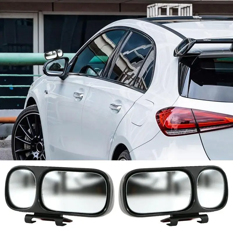 

Universal Adjustable Blind Spot Mirror Car Wide Angle Side Rear View Mirror Exterior Accessories for SUV Trucks Car Motorcycles