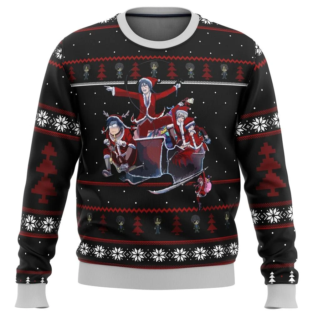 Black Butler Ugly Christmas Sweater Christmas Sweater Gift Santa Claus Pullover Men Sweatshirt And Top Autumn And Winter Clothi
Black Butler Ugly Christmas Sweater Christmas Sweater Gift Santa Claus Pullover Men Sweatshirt And Top Autumn And Winter Clothi