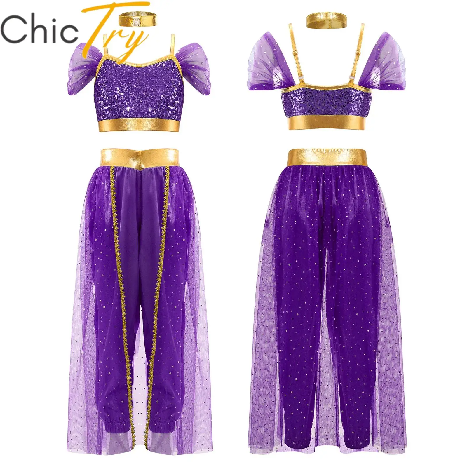 Kids Girls Halloween Arabian Princess Cosplay Costume Carnival Stage Performance Outfits Fancy Themed Party Roleplay Dress Up
Kids Girls Halloween Arabian Princess Cosplay Costume Carnival Stage Performance Outfits Fancy Themed Party Roleplay Dress Up