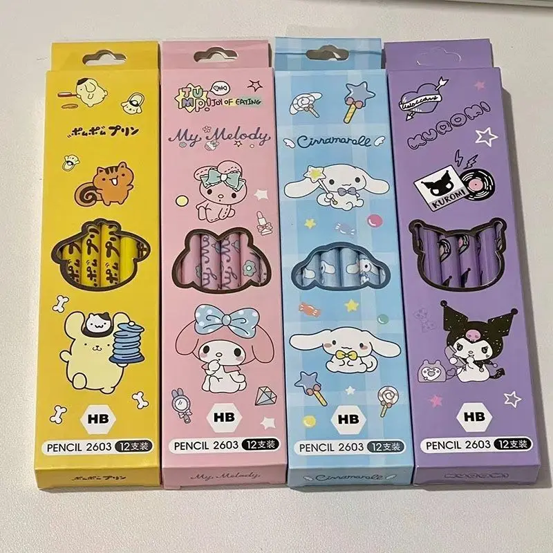 Sanrio Kawaii My Melody Pencil Cinnamoroll Pompompurin Cartoon Cute Anime Sketching Pen Drawing Hb Pencil Girls Christmas Gifts
Sanrio Kawaii My Melody Pencil Cinnamoroll Pompompurin Cartoon Cute Anime Sketching Pen Drawing Hb Pencil Girls Christmas Gifts