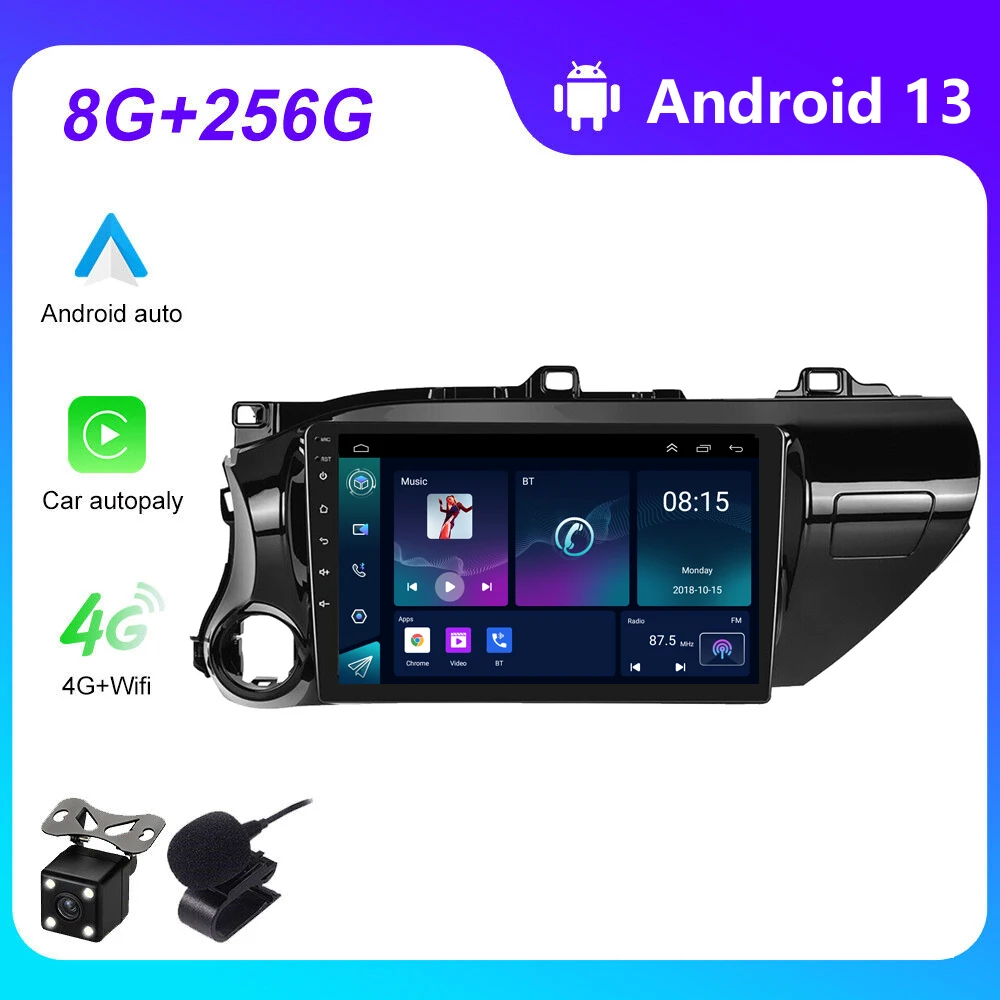 For Toyota Hilux 2016 -2019 2020 Car Radio IPS Screen Multimedia Player Navigation GPS Head Unit Autoradio Android Stereo DSP
For Toyota Hilux 2016 -2019 2020 Car Radio IPS Screen Multimedia Player Navigation GPS Head Unit Autoradio Android Stereo DSP
